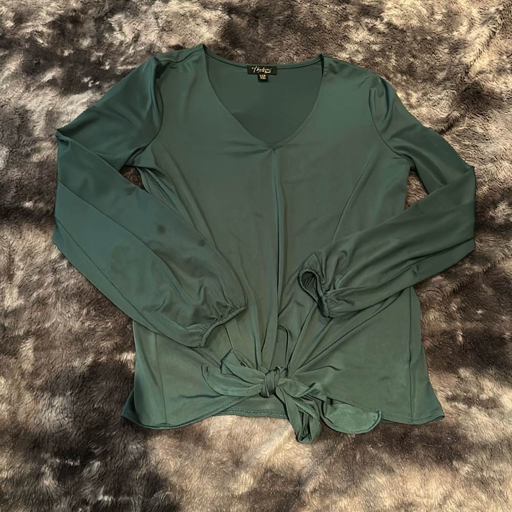 Green Long Sleeved Shirt - S